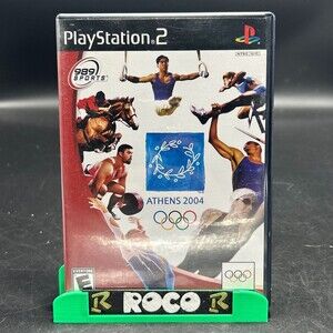 Athens 2004 PS2 989 Sports Olympics (PlayStation 2, 2004) Complete W/ Manual